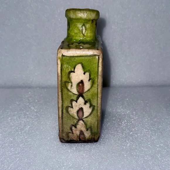 Antique Persian qujar oil flask Bottle